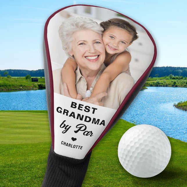 Best GRANDMA By PAR - Create Unique Custom Picture Golf Head Cover (Creator Uploaded)