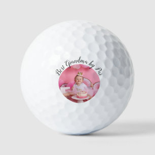Best Grandma by Par Photo Custom Value Golf Ball