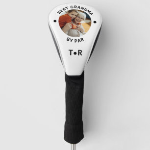Best Grandma By Par Photo Monogram Golf Head Cover