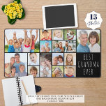 Best Grandma Ever 15 Photo Collage Custom Desk Mat<br><div class="desc">For the BEST GRANDMA EVER, create a photo desk mat utilizing this easy-to-upload unique photo collage template featuring 15 pictures of various shapes and sizes and an editable title to replace with her grandmother nickname in your choice of text and background colours. Showcase favourite pictures of her grandchild, grandkids and...</div>