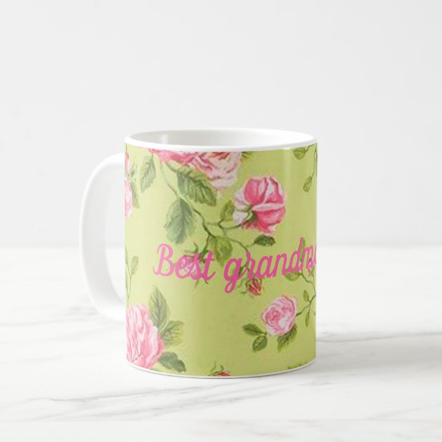 Best grandma ever coffee mug (Front Left)
