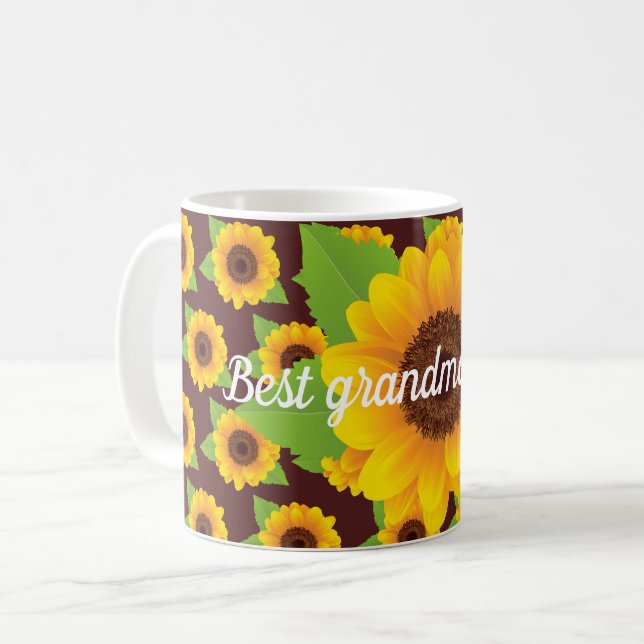 Best grandma ever coffee mug (Front Left)