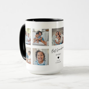 Best Grandma Ever Custom 9 Photo Gallery Multi  Mug