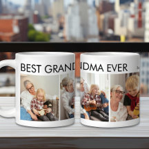 Best Grandma Ever Custom Personalized Family Photo