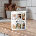 Best Grandma Ever - Grandchildren Photo Collage Coffee Mug<br><div class="desc">Celebrate the "Best Grandma Ever" with this personalized Grandchildren Photo Collage Coffee Mug. This thoughtful gift features a lovingly arranged collage of cherished photos capturing special moments, complemented by a heartfelt message. Crafted from high-quality ceramic, it is both microwave and dishwasher safe, ensuring convenience and durability. This meaningful keepsake is...</div>