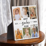 Best Grandma Ever - Grandchildren Photo Collage Plaque<br><div class="desc">Celebrate your mommy with the "Best Mommy Ever" Mother's Day Photo Collage Plaque. This personalized plaque features a beautifully arranged collage of cherished photos, capturing special moments and memories. The heartfelt message "Best Mommy Ever" adds a loving touch. Crafted from high-quality materials with a sleek finish, it's perfect for displaying...</div>