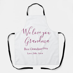best grandma ever grandparents photo gifts classic apron