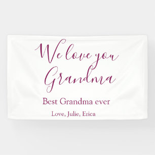 best grandma ever grandparents photo gifts classic banner
