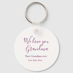 best grandma ever grandparents photo gifts classic keychain
