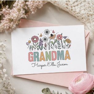 Best Grandma Ever Happy Grandparents Day Cute Sticker