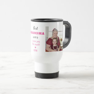 Best Grandma Ever Love You Most 2 Photo   Travel Mug