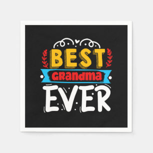 Best Grandma Ever Mother's day dinner party  Napkin