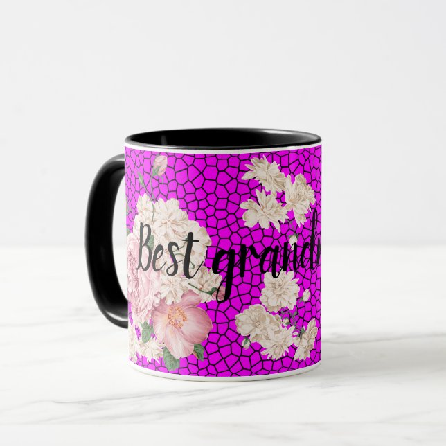 Best grandma ever mug (Front Left)