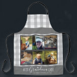 Best Grandma Ever Multiple Photo Template Apron<br><div class="desc">Fun grand kids photo template personalized apron. Best Grandma Ever. Just upload your own photos and add your own special custom text to the bottom.</div>