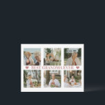 Best Grandma Ever Photo Collage – Gift with Hearts Holiday Postcard<br><div class="desc">Send love across the miles with this personalized holiday postcard designed especially for a wonderful grandmother. Featuring a custom photo collage and the heartfelt message “Best Grandma Ever” placed at the center with two sweet heart accents, this postcard turns holiday greetings into a keepsake. Perfect for Christmas, holidays, Grandparents’ Day,...</div>