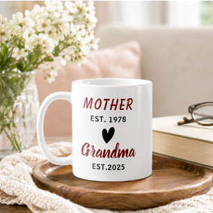 Best Grandma Ever Photo Collage Grandparents Coffee Mug