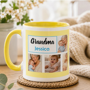 Best Grandma Ever Photo Collage   Grandparents Mug