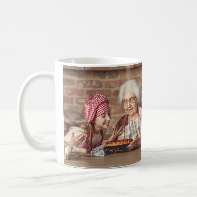 Best Grandma Ever Photo Name  Coffee Mug (Left)