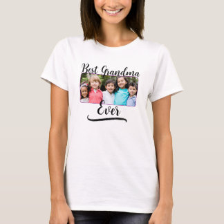 Best Grandma Ever Photo T-Shirt