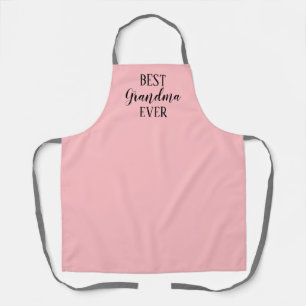 Best Grandma Ever Pink Script Apron