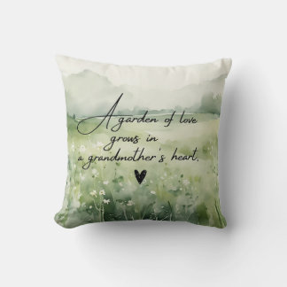 Best grandma ever throw pillow