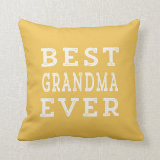 Best Grandma Ever Throw Pillow