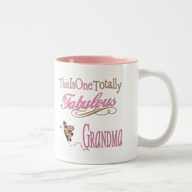 Best Grandma Ever Two-Tone Coffee Mug (Right)