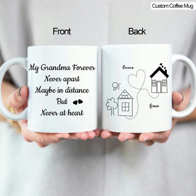 Best Grandma Forever Long Distance Love Coffee Mug (Best Grandma Forever Long Distance Love Coffee Mug)