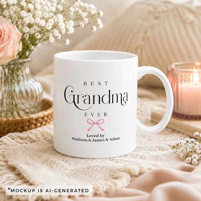 Best Grandma Gift Personalized Coffee Mug (Best Grandma Gift Personalized Coffee Mug)