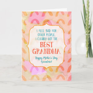 Best grandma Mother's Day Card