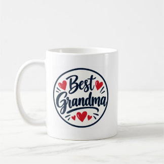 Best Grandma Mug, Cute Granny Gift, Coffee Mug