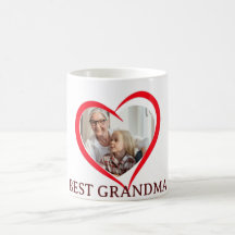 Best Grandma Personalized Own Photo Mug