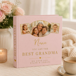 Best Grandma Photo Grandmother Memory Album Binder