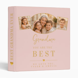 Best Grandma Photo Grandmother Memory Album Binder