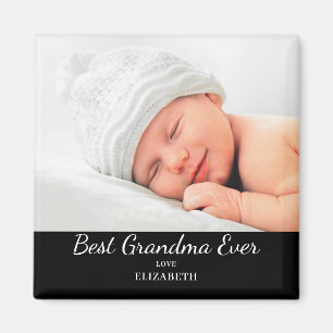 Best Grandma Photo Name Magnet