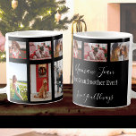 Best Grandmother Ever 6 Photo Collage White Script Coffee Mug<br><div class="desc">Personalized Best Grandmother Ever 6 Photo Collage White Script Black Apron. This template makes it easy to create the perfect gift.</div>