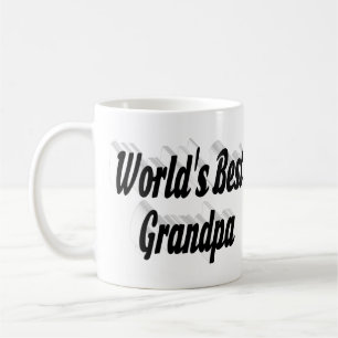 Best Grandpa black text Coffee Mug