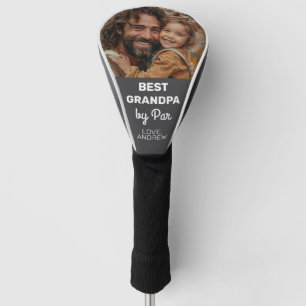 Best Grandpa By Par Custom Photo Father’s Day Golf Head Cover