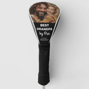 Best Grandpa By Par Custom Photo Father’s Day Golf Head Cover