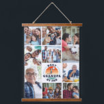 Best Grandpa By Par Family Photo Collage Golfing Hanging Tapestry<br><div class="desc">Retro Best Grandpa By Par design you can easily customize for a golf loving grandfather. Perfect gift for Father's Day or grandfather's birthday. The text "GRANDPA" can be customized with any dad moniker by clicking the "Personalize" button above</div>