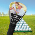 Best Grandpa By Par Fathers Day Custom Photo Golf Head Cover<br><div class="desc">Best Grandpa By Par ... Two of your favourite things, golf and your grand kids ! Now you can take them with you as you play 18 holes . Customize these golf head covers with your grandchild's favourite photo and name. Great gift to all golf dads and golf lovers, grandfather...</div>