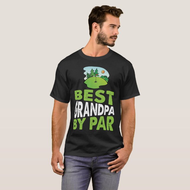 Best Grandpa By Par Golf Shirt (Front Full)