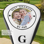 BEST GRANDPA BY PAR Monogram Photo Golf Head Cover<br><div class="desc">Create a unique personalized photo golf head cover for the golfer grandfather with the suggested editable funny saying BEST GRANDPA BY PAR and personalized with a photo and his monogram. PHOTO TIP: Choose a photo with the subject in the middle and/or pre-crop into a square shape BEFORE uploading and/or use...</div>