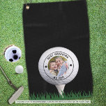 Best Grandpa By Par One Photo Golf Towel<br><div class="desc">Create a unique, personalized photo golf towel for the golf lover grandfather with the suggested and editable funny golf title BEST GRANDPA BY PAR (or your nickname for him) or your custom text in your choice of text and background colours. ASSISTANCE: For help with design modification or personalization, colour change...</div>