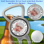 Best GRANDPA By Par Personalized Modern Photo Divot Tool<br><div class="desc">Best Grandpa By Par ... Two of your favourite things , golf and your grand kids ! Now you can take them with you as you play 18 holes . Customize these golf balls with your grandchild's favourite photo and name . Whether it's a grandfather birthday, fathers day or Christmas,...</div>