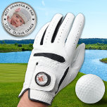 Best GRANDPA By Par Personalized Modern Photo Golf Glove<br><div class="desc">Best Grandpa By Par ... Two of your favourite things , golf and your grand kids ! Now you can take them with you as you play 18 holes . Customize these golf gloves and golf ball markers with your grandchild's favourite photo and name . Whether it's a grandfather birthday,...</div>