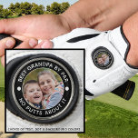 BEST GRANDPA BY PAR Photo Funny Custom Colours Golf Glove<br><div class="desc">For the special golf-enthusiast grandfather, create unique photo golf balls with the editable title BEST GRANDPA BY PAR - NO PUTTS ABOUT IT or personalized with your custom text in your choice of text and background colour combinations (shown in white on black). ASSISTANCE: For help with design modification or personalization,...</div>