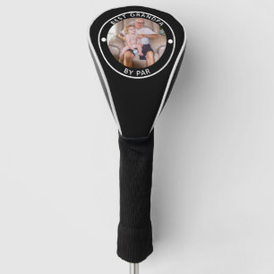 BEST GRANDPA BY PAR Photo Monogram Golf Head Cover