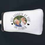 BEST GRANDPA BY PAR Photo Personalised fathers day Golf Head Cover<br><div class="desc">Designed by the Arty Apples</div>