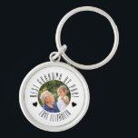 BEST GRANDPA BY PAR Photo Personalised fathers day Keychain<br><div class="desc">Designed by the Arty Apples</div>